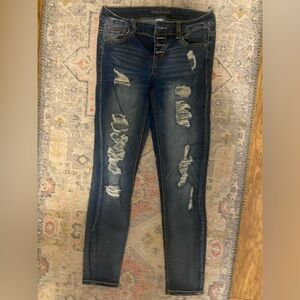 Maurice’s dark wash jeans. Size 3/4
